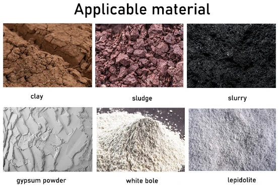 Materials Processed by Single-Drum Dryers