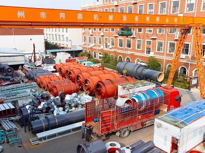 Tongding Triple-Pass Rotary Dryer Empowers Mortar Production in Kyrgyzstan