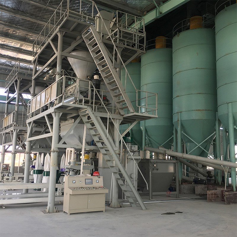 dry-mortar plant