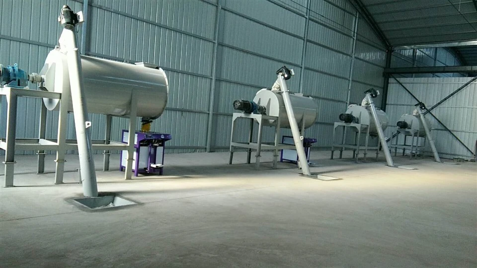 dry powder mixer plant