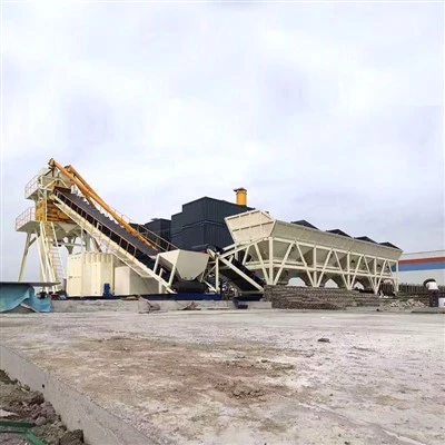 Belt Conveyor Concrete Batching Plant