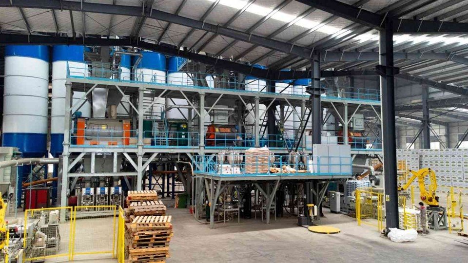 specialty mortar production line